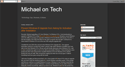 Desktop Screenshot of michaelontech.com